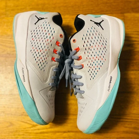 Jordan FlightSpeed Sneakers - Gray and Teal - Picture 1 of 5